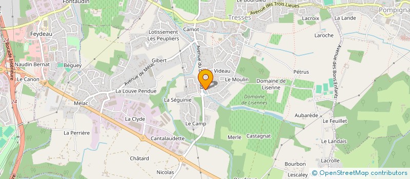 localisation de l'entreprise MONSIEUR JAMEL AZZOUZI  TRESSES