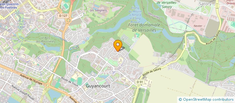 localisation de l'entreprise MONSIEUR JAMEL BABERIH  GUYANCOURT