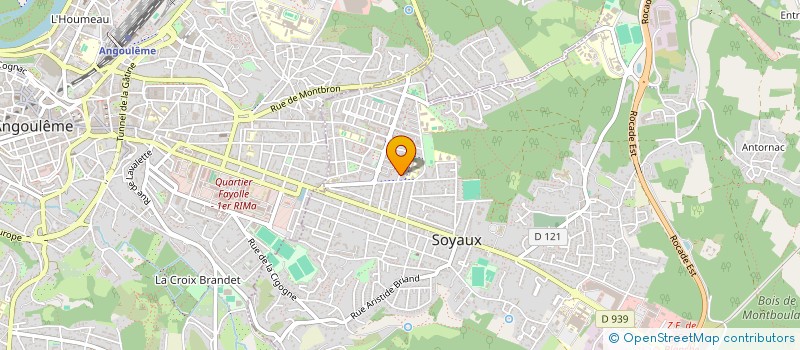 localisation de l'entreprise MONSIEUR JAMEL BADRAOUI  MAGNAC-SUR-TOUVRE