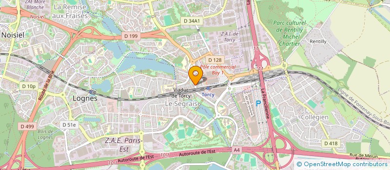 localisation de l'entreprise MONSIEUR JAMEL BECHACHERIA  TORCY