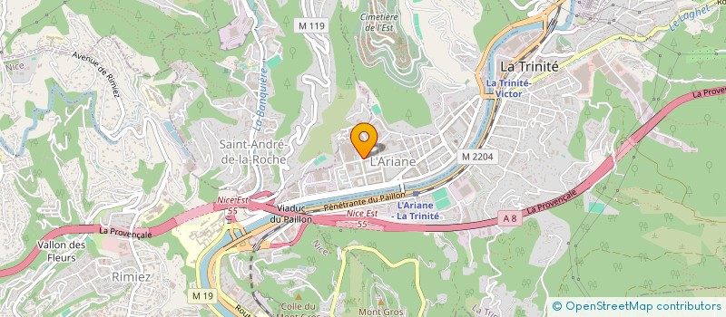 localisation de l'entreprise MONSIEUR JAMEL BEN LOUAFI à NICE