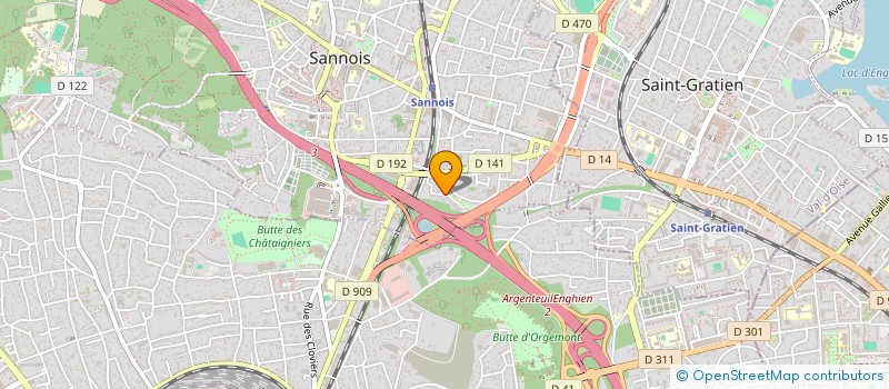 localisation de l'entreprise MONSIEUR JAMEL BEN SAID  SANNOIS