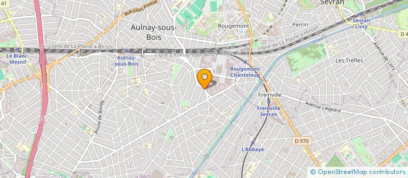 localisation de l'entreprise MONSIEUR JAMEL BENAHMED à AULNAY-SOUS-BOIS