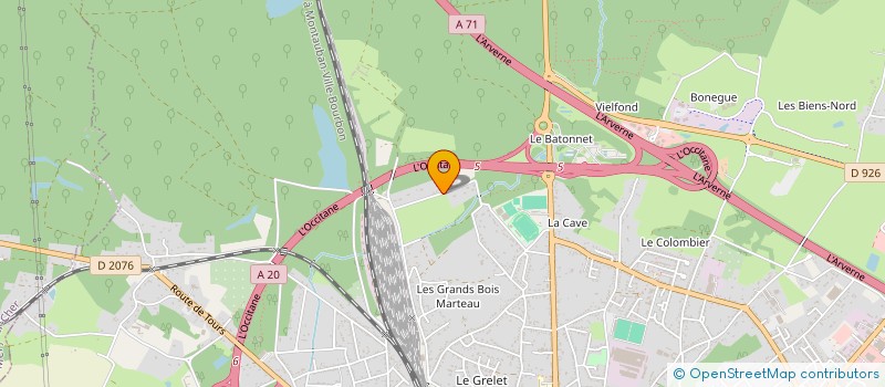 localisation de l'entreprise MONSIEUR JAMEL BENCHEBRA  VIERZON