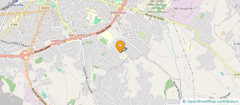 localisation de l'entreprise MONSIEUR JAMEL BENMEHDI à ALBI