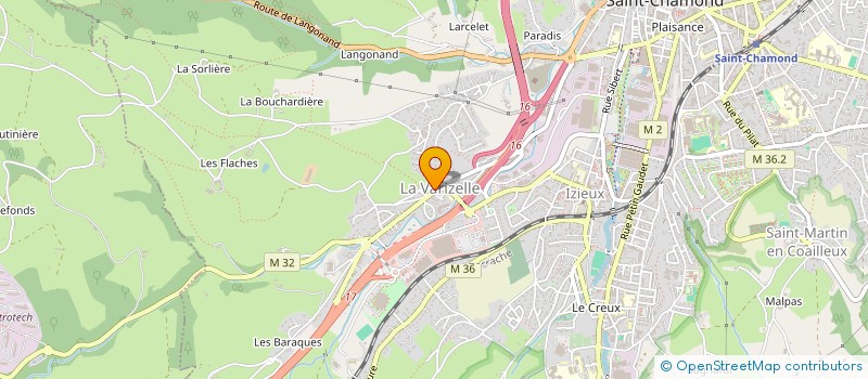 localisation de l'entreprise MONSIEUR JAMEL BENZEKHROUFA à SAINT-CHAMOND