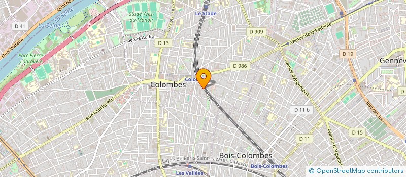 localisation de l'entreprise MONSIEUR JAMEL BETTA à COLOMBES