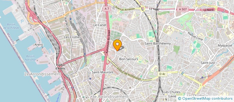 localisation de l'entreprise MONSIEUR JAMEL BETTIRA à MARSEILLE