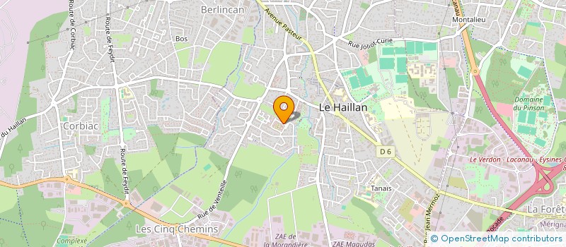 localisation de l'entreprise MONSIEUR JAMEL BOUDRASSENE à LE HAILLAN