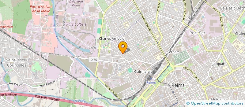 localisation de l'entreprise MONSIEUR JAMEL BOUGUIMA à REIMS