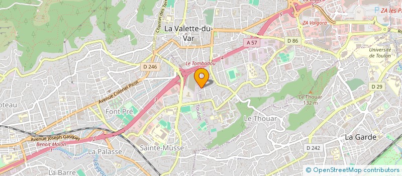 localisation de l'entreprise MONSIEUR JAMEL BOUKAROURA à LA VALETTE-DU-VAR