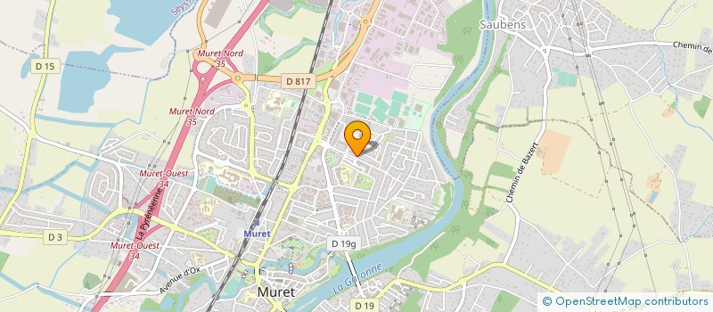 localisation de l'entreprise MONSIEUR JAMEL BOULAICH  MURET