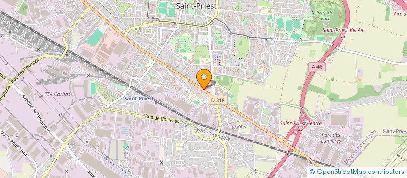 localisation de l'entreprise MONSIEUR JAMEL BOULMEDAIS  SAINT-PRIEST