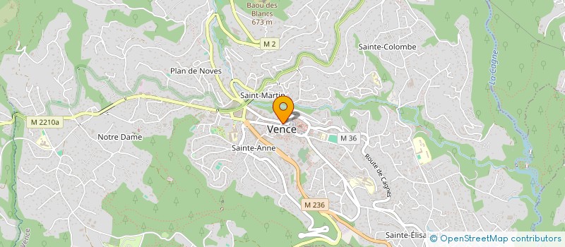 localisation de l'entreprise MONSIEUR JAMEL BOUNEB à VENCE