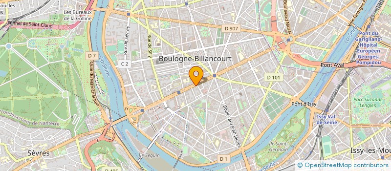 localisation de l'entreprise MONSIEUR JAMEL BOUSSOIR à BOULOGNE-BILLANCOURT