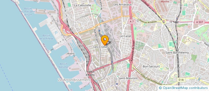 localisation de l'entreprise MONSIEUR JAMEL BOUTEF à MARSEILLE