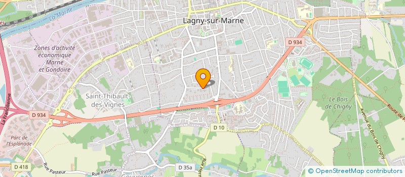 localisation de l'entreprise MONSIEUR JAMEL CHAFAI  LAGNY-SUR-MARNE