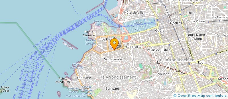 localisation de l'entreprise MONSIEUR JAMEL CHATER à MARSEILLE