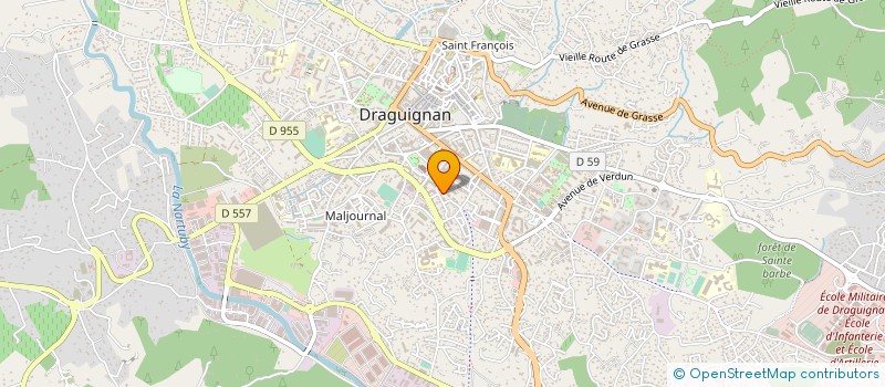 localisation de l'entreprise MONSIEUR JAMEL CHBABI  DRAGUIGNAN