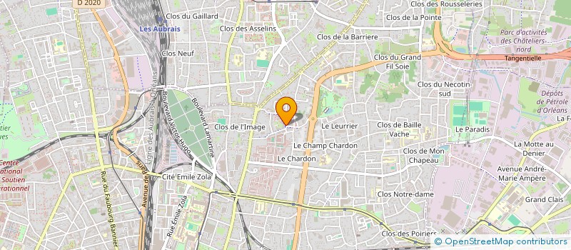 localisation de l'entreprise MONSIEUR JAMEL DABDOUBI à ORLEANS