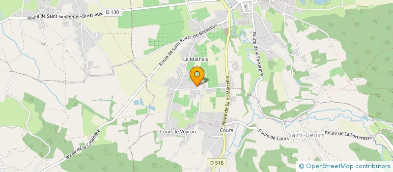 localisation de l'entreprise MONSIEUR JAMEL DOUIDI  SAINT-ETIENNE-DE-SAINT-GEOIRS