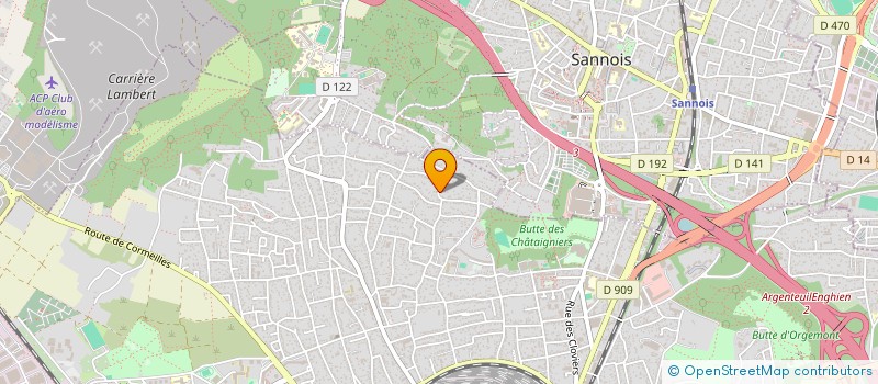 localisation de l'entreprise MONSIEUR JAMEL DRIDI  ARGENTEUIL