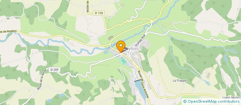 localisation de l'entreprise MONSIEUR JAMEL DRIS  ROYBON