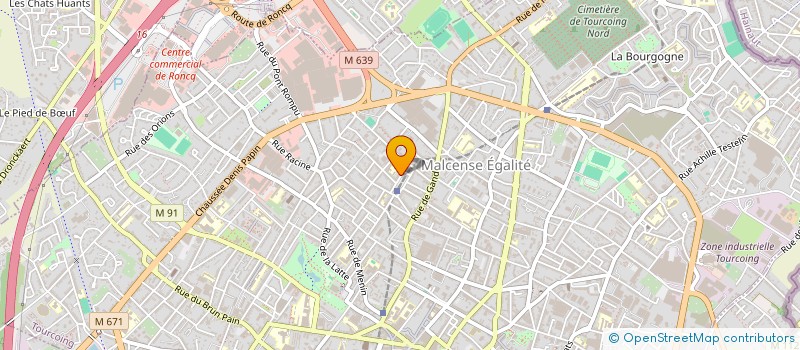localisation de l'entreprise MONSIEUR JAMEL-EDDINE AMIER  TOURCOING