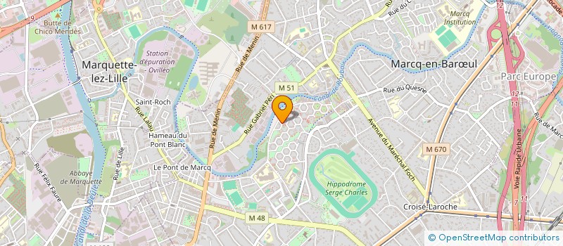 localisation de l'entreprise MONSIEUR JAMEL EL GHALI à MARCQ-EN-BARŒUL