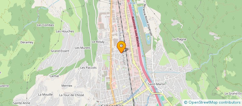localisation de l'entreprise MONSIEUR JAMEL GOURIACH à SALLANCHES
