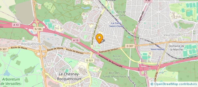 localisation de l'entreprise MONSIEUR JAMEL GRINE  LE CHESNAY-ROCQUENCOURT