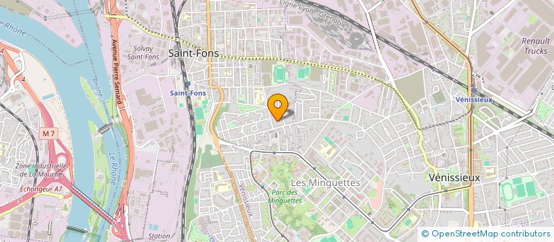 localisation de l'entreprise MONSIEUR JAMEL KARA à SAINT-FONS