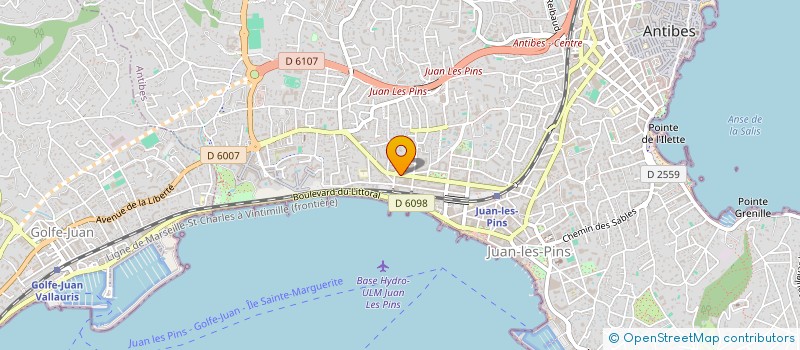 localisation de l'entreprise MONSIEUR JAMEL KOURAICHI à ANTIBES