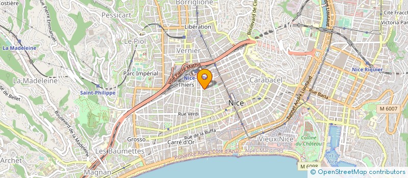 localisation de l'entreprise MONSIEUR JAMEL LOGHMARI à NICE