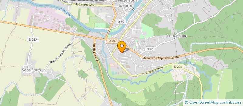 localisation de l'entreprise MONSIEUR JAMEL LOUSSAIEF à LA FERTE-SOUS-JOUARRE