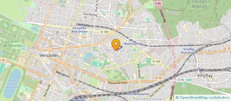 localisation de l'entreprise MONSIEUR JAMEL MATOUSSI à VERSAILLES
