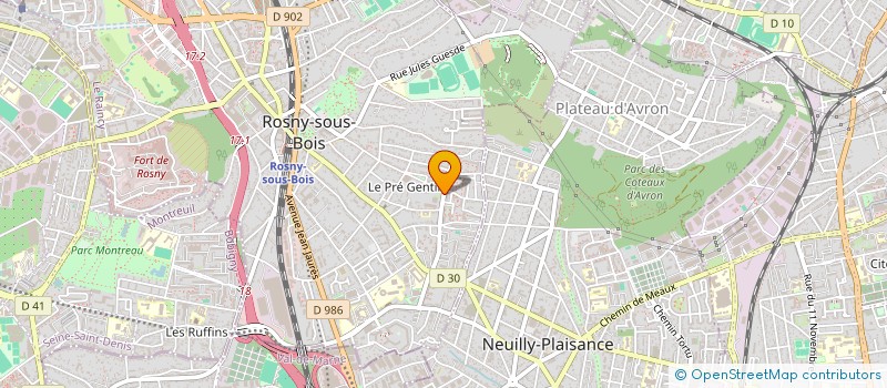 localisation de l'entreprise MONSIEUR JAMEL MELLAHI à ROSNY-SOUS-BOIS