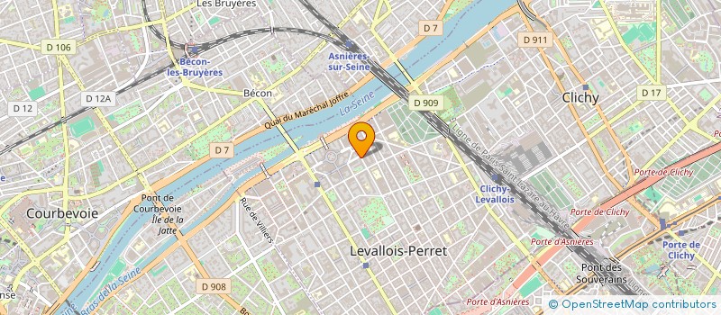 localisation de l'entreprise MONSIEUR JAMEL MENAD à LEVALLOIS PERRET