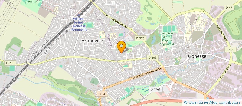 localisation de l'entreprise MONSIEUR JAMEL MEZRHAB à GONESSE