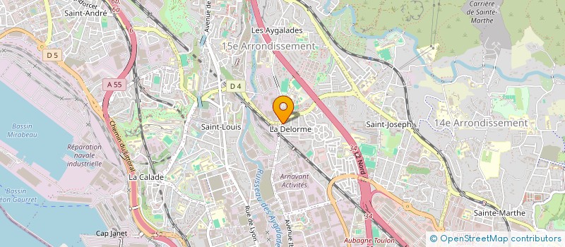 localisation de l'entreprise MONSIEUR JAMEL MHADHBI  TOULON