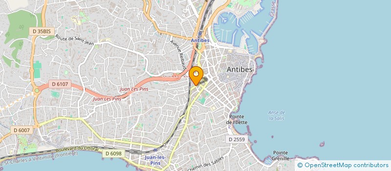 localisation de l'entreprise MONSIEUR JAMEL NABILI  ANTIBES