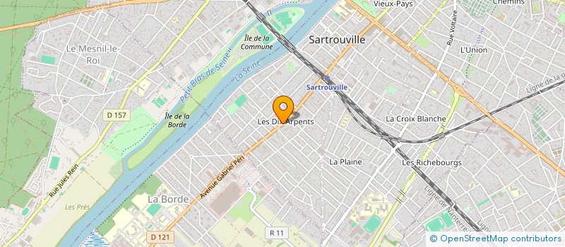 localisation de l'entreprise MONSIEUR JAMEL NAFAA à SARTROUVILLE