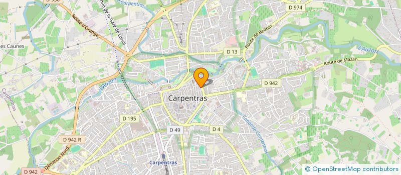 localisation de l'entreprise MONSIEUR JAMEL NHERI  CARPENTRAS