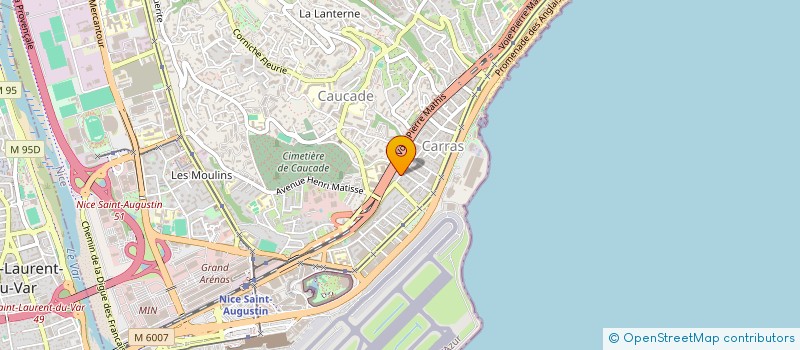 localisation de l'entreprise MONSIEUR JAMEL OUAISSA à NICE