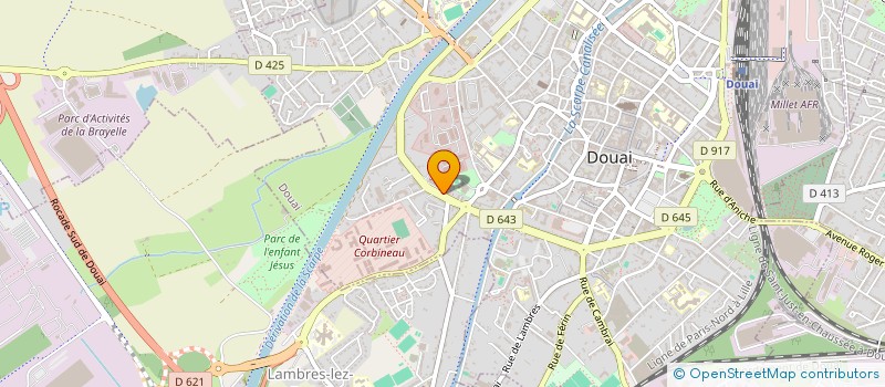 localisation de l'entreprise MONSIEUR JAMEL OUKIK  DOUAI