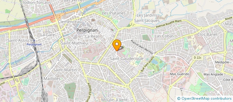 localisation de l'entreprise MONSIEUR JAMEL SAKAF  PERPIGNAN