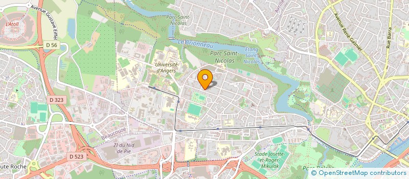 localisation de l'entreprise MONSIEUR JAMEL SEKKAI  ANGERS