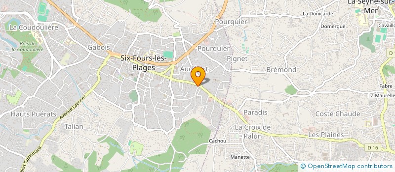 localisation de l'entreprise MONSIEUR JAMEL SOUEIDAN à SIX-FOURS-LES-PLAGES