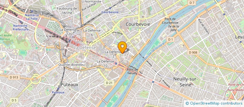 localisation de l'entreprise MONSIEUR JAMEL TAGHLET à COURBEVOIE