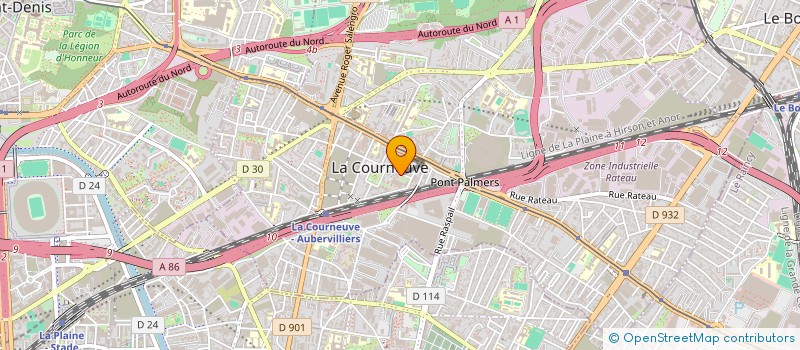 localisation de l'entreprise MONSIEUR JAMEL UDDIN à LA COURNEUVE